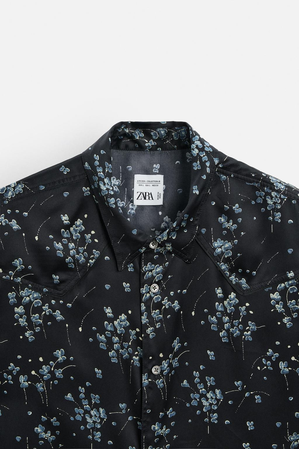 FLORAL PRINT SHIRT - LIMITED EDITION - Zara фото 10