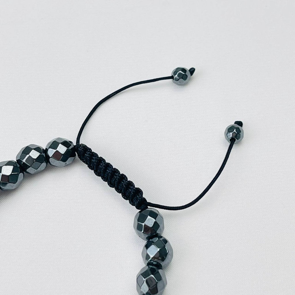 Браслет регулируемый из Гематита от 18 см - Радуга самоцветов фото 3