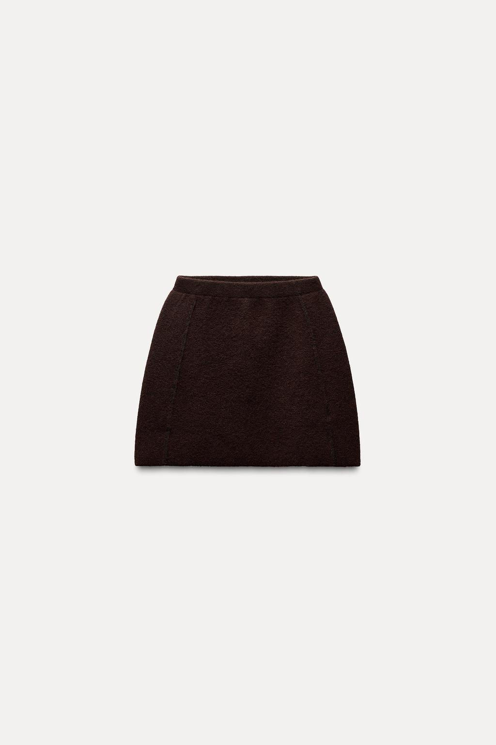 MINI SKIRT WITH SIDE SEAMS - Zara фото 5