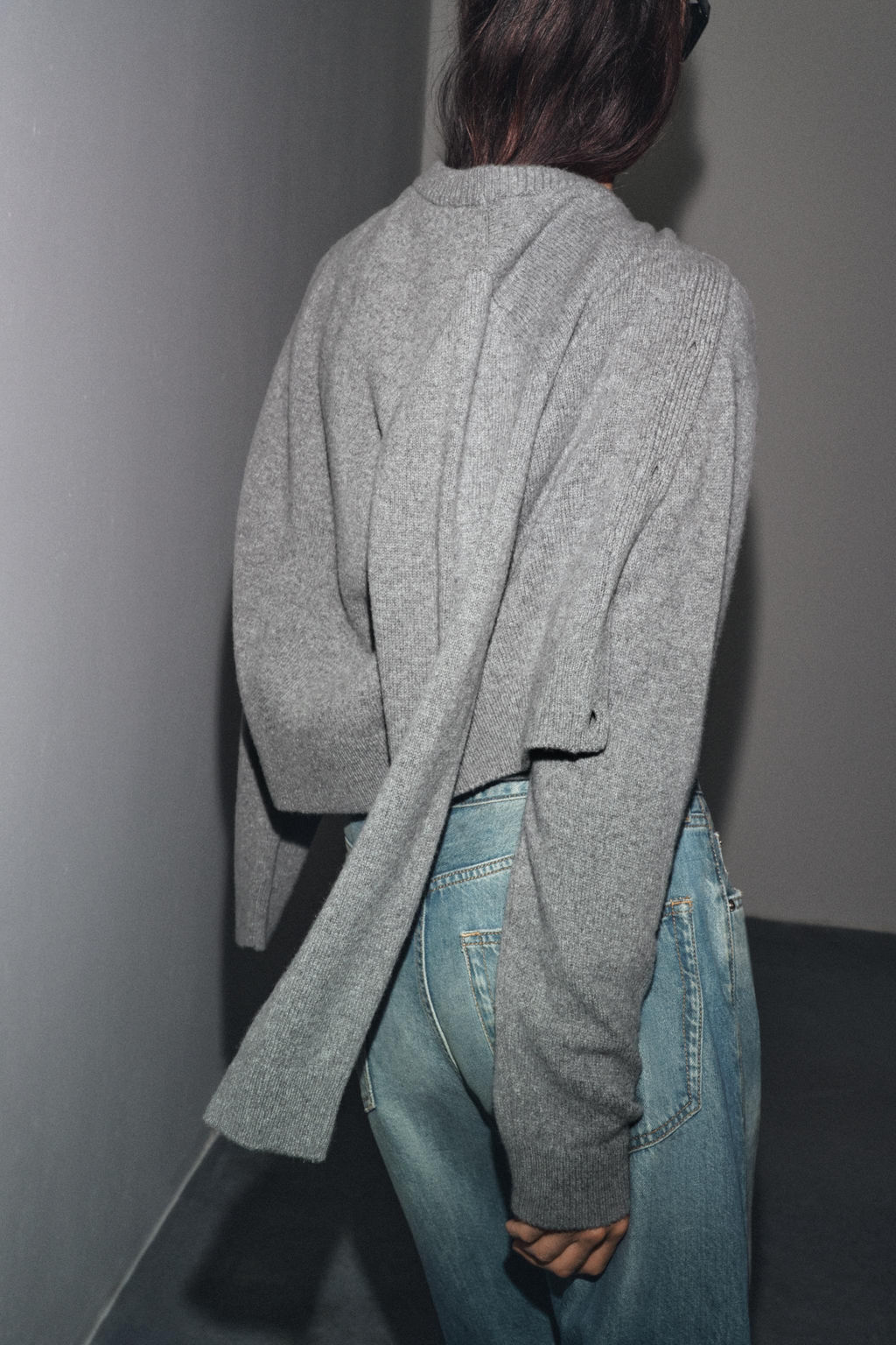CASHMERE AND WOOL BASIC CARDIGAN - Zara фото 29