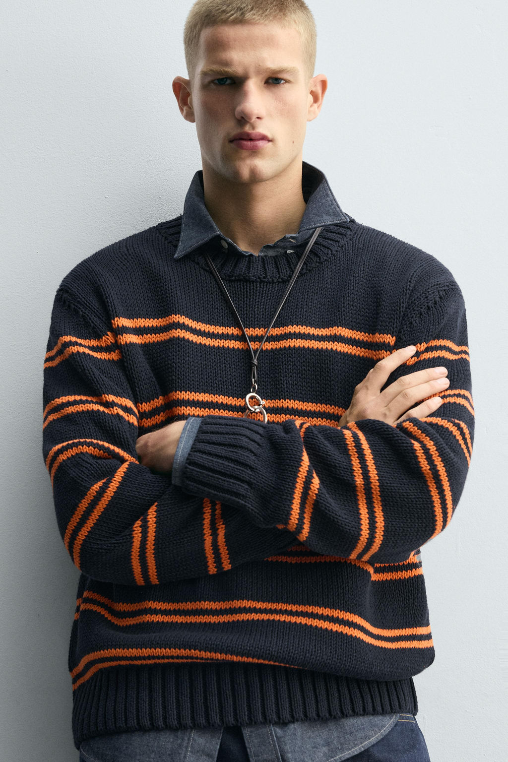JACQUARD STRIPE JUMPER - Zara фото 5