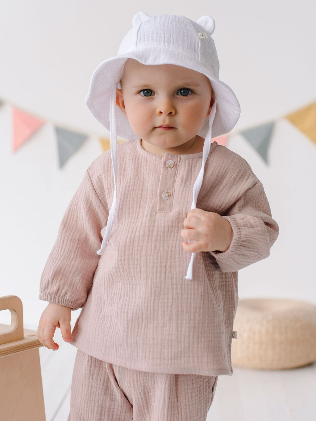 Панама муслиновая Сахар 0+ - Bungly фото 7