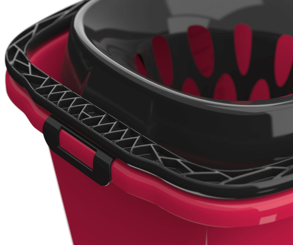 Ведро 15л прямоугольное с отжимом, арт. АП 066