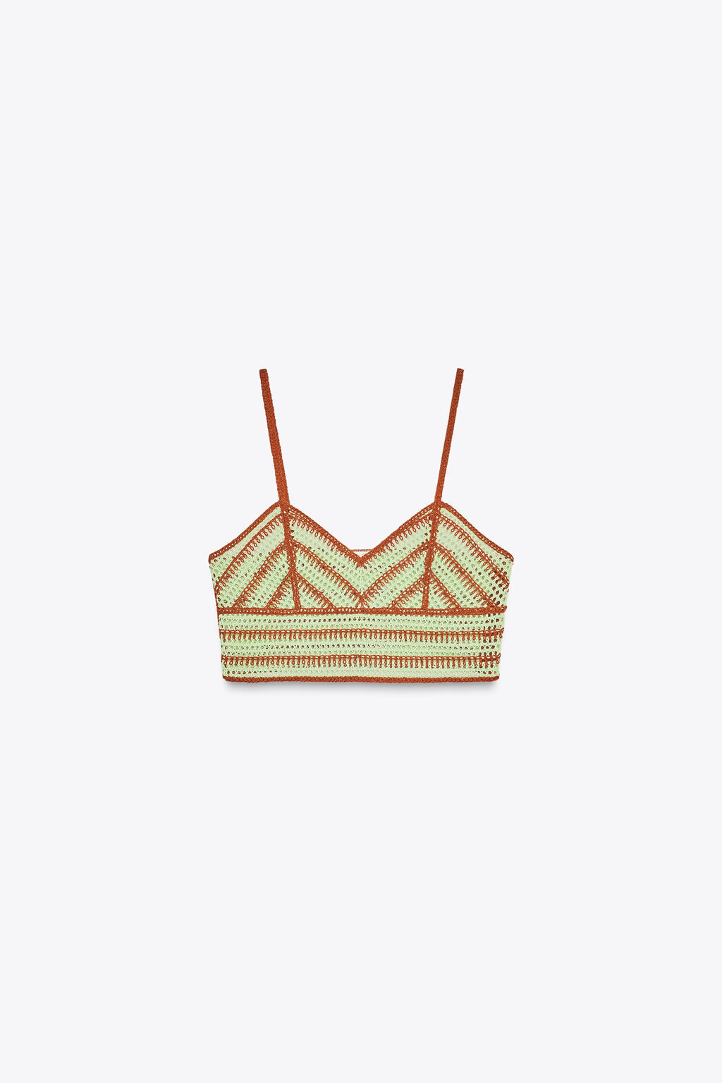 CROCHET CROP TOP - Zara фото 3