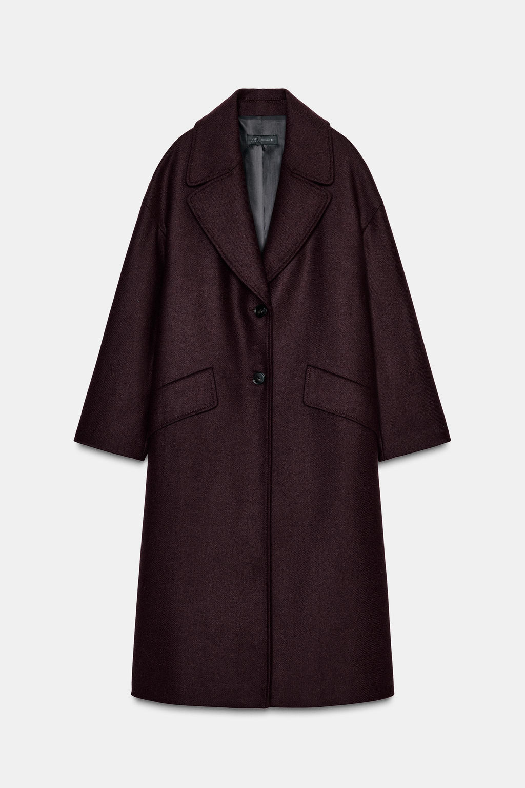 OVERSIZED LONG COAT - Zara фото 7