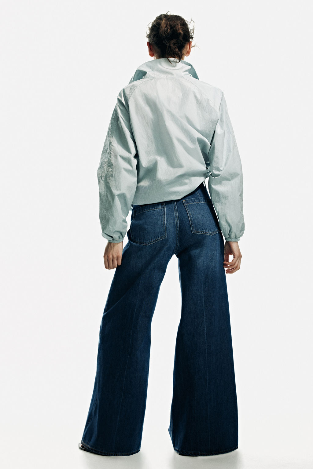 Super Wide High Waist Jeans - H&m фото 7