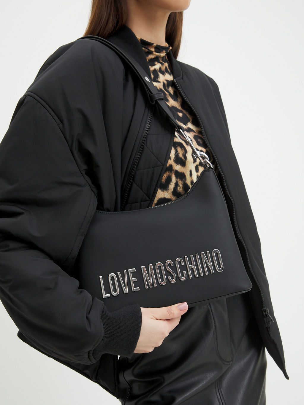 Женская сумка на плечо LOVE MOSCHINO BOLD LOVE Артикул 4376368, черный фото 5