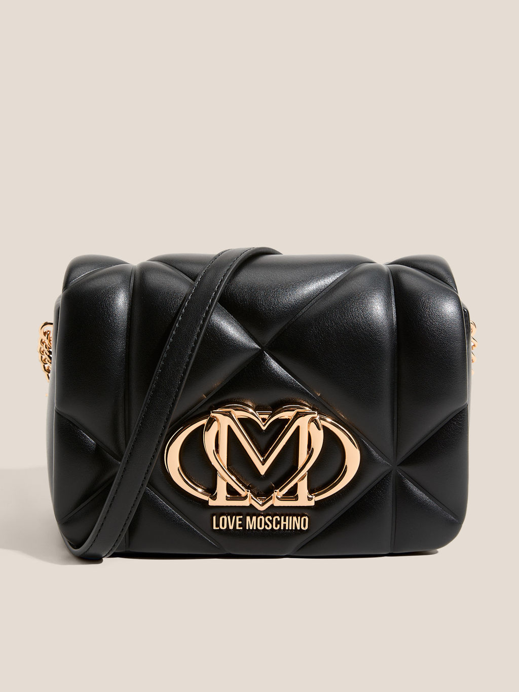 Кросс-боди LOVE MOSCHINO EMBOSSED Q Артикул 4561038, черный