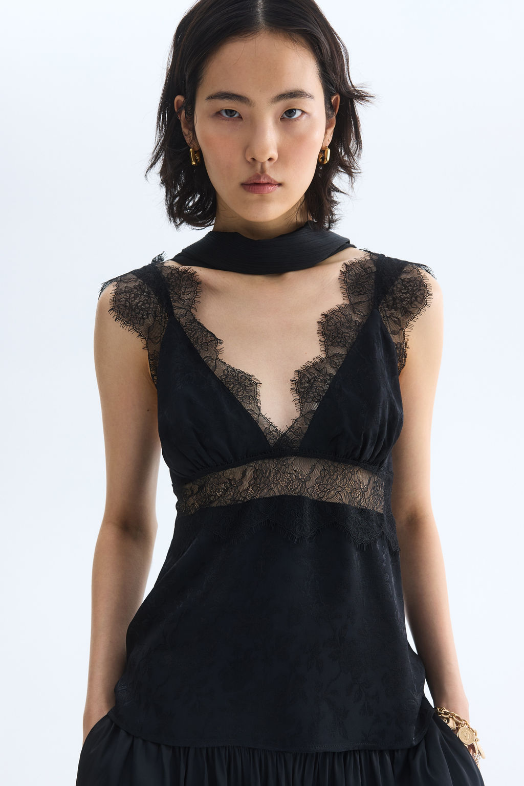 Top con detalles de encaje - H&m фото 4