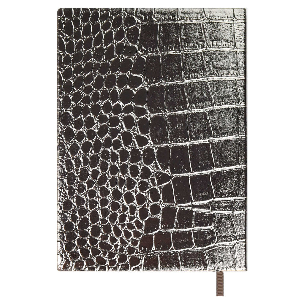 Ежедневник недатированный ESCALADA, А6+, 160 л., арт. 64217/ 20 КРОКО МЕТАЛЛИК ГРАФИТОВЫЙ  фото 11