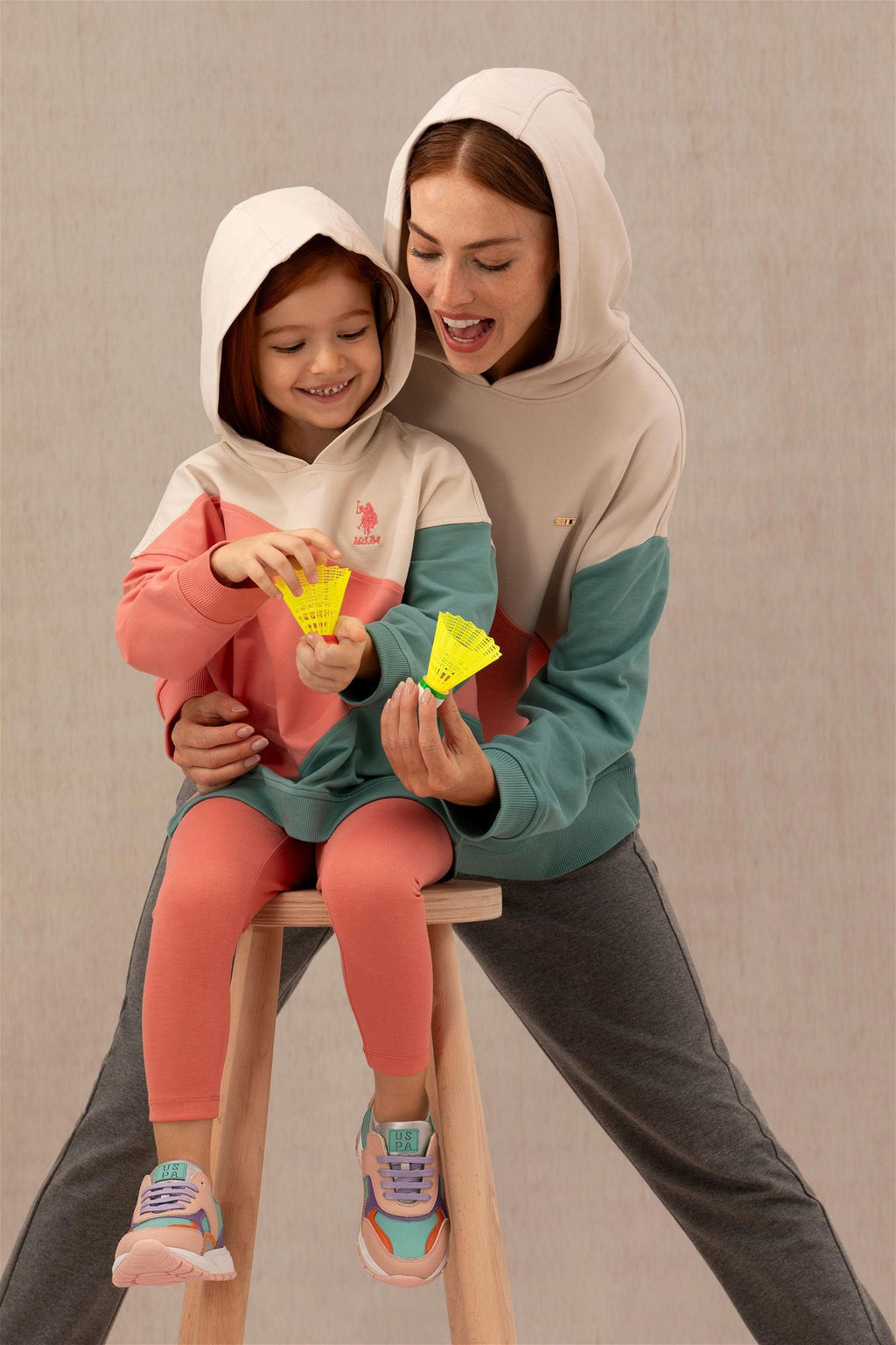 Мятный свитшот для девочки Неожиданная скидка в корзине - U.s. polo assn фото 2