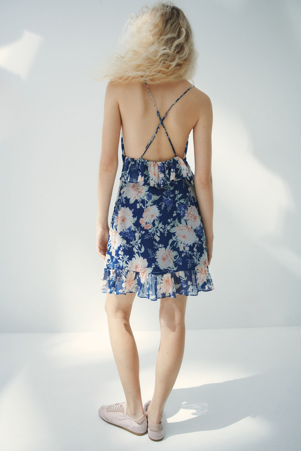 Vestido de gasa con volantes - H&m фото 5