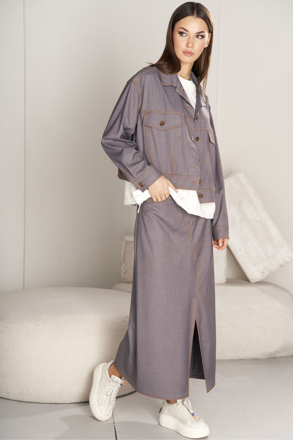 Костюм юбочный 4711 - Fantazia mod фото 5