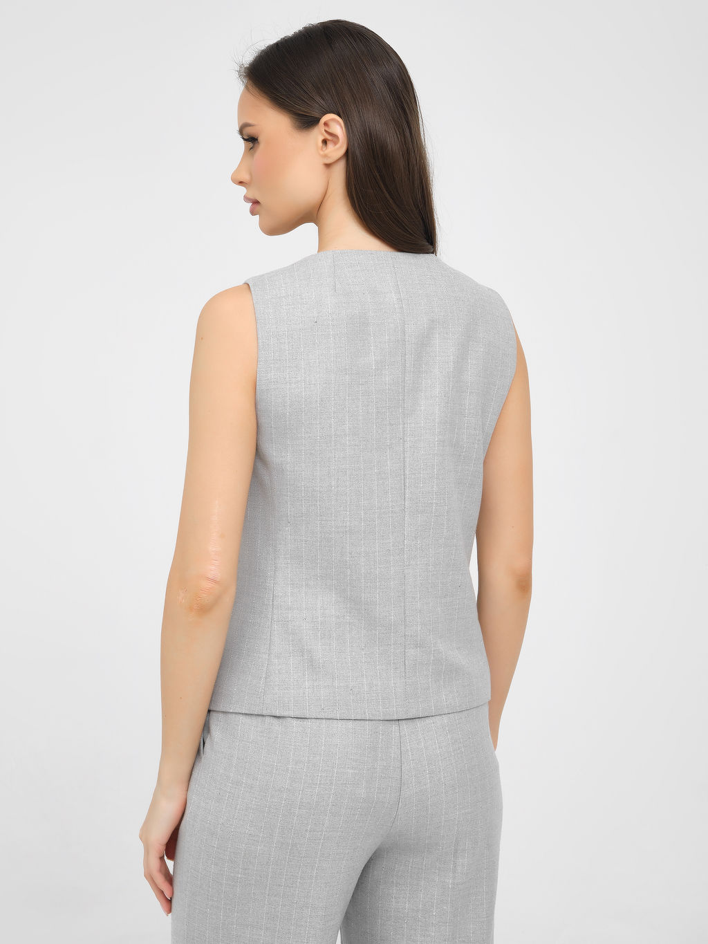 Жилет в полоску с пайетками - Marchello marchellini фото 5