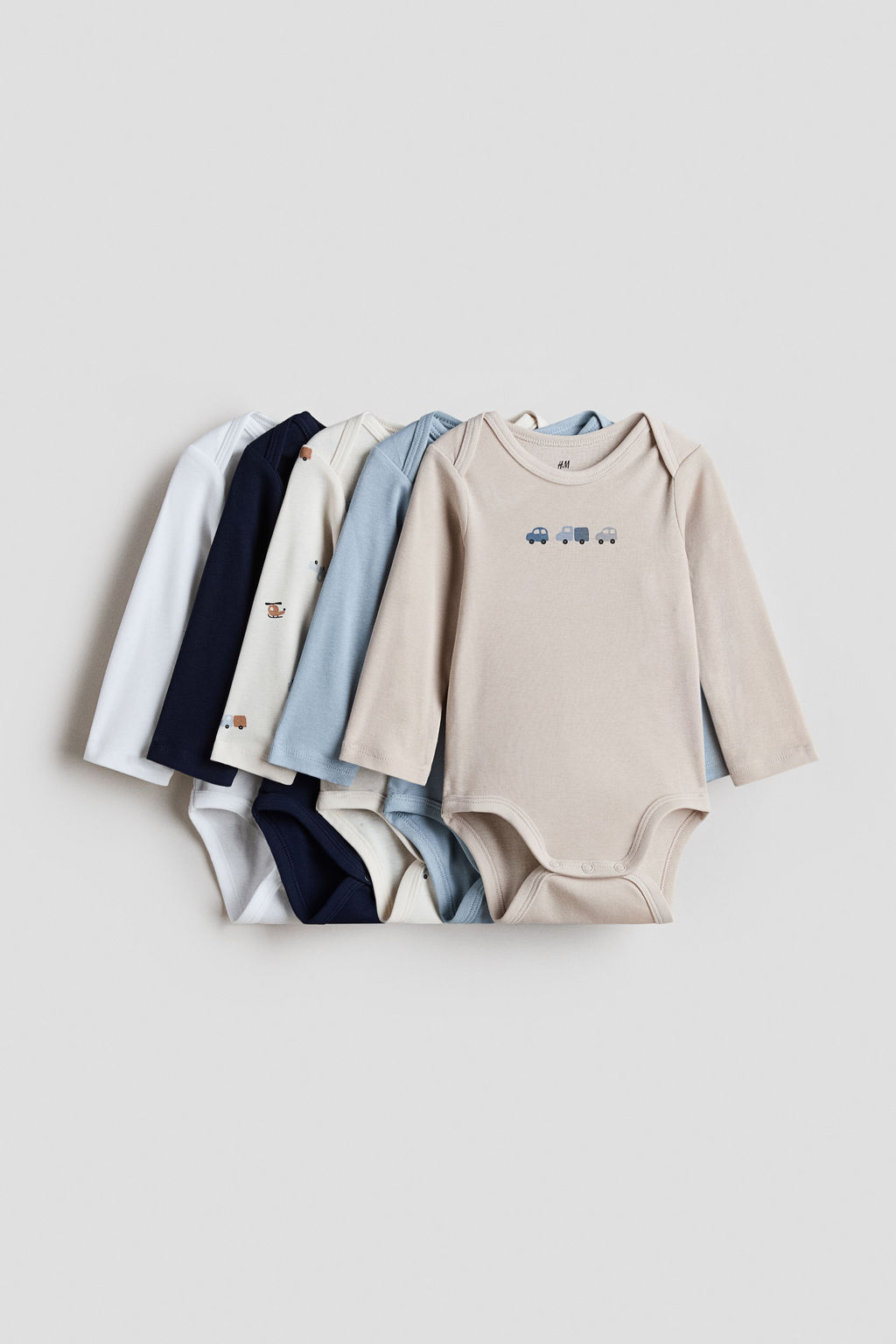 Pack de 5 bodies de manga larga - H&m фото 4