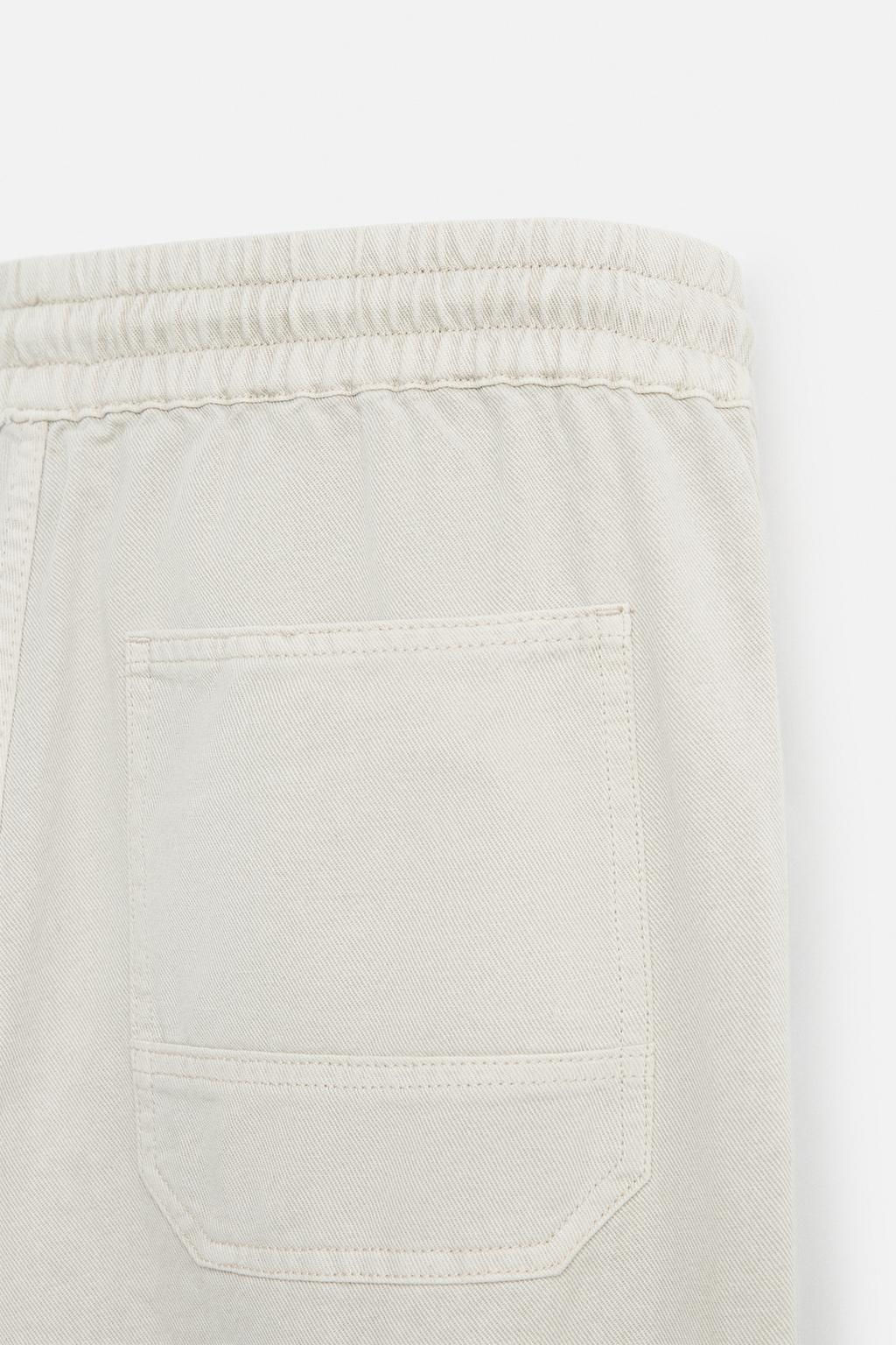 COTTON - LINEN TROUSERS - Zara фото 18