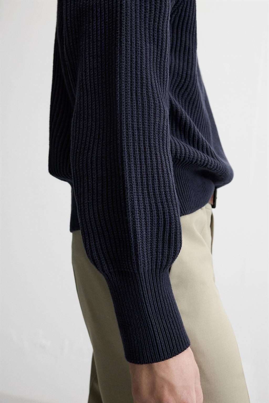 MOCK NECK SWEATER WITH ZIP - LIMITED EDITION - Zara фото 6