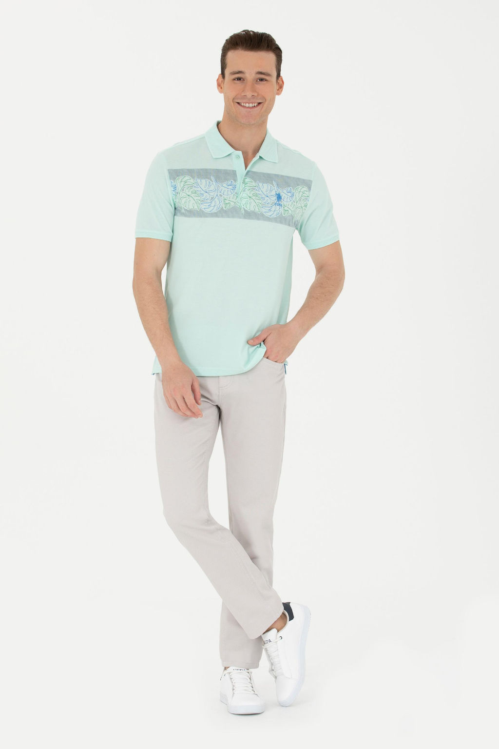 Мужская футболка с воротником-поло Nil Неожиданная скидка в корзине - U.s. polo assn фото 11
