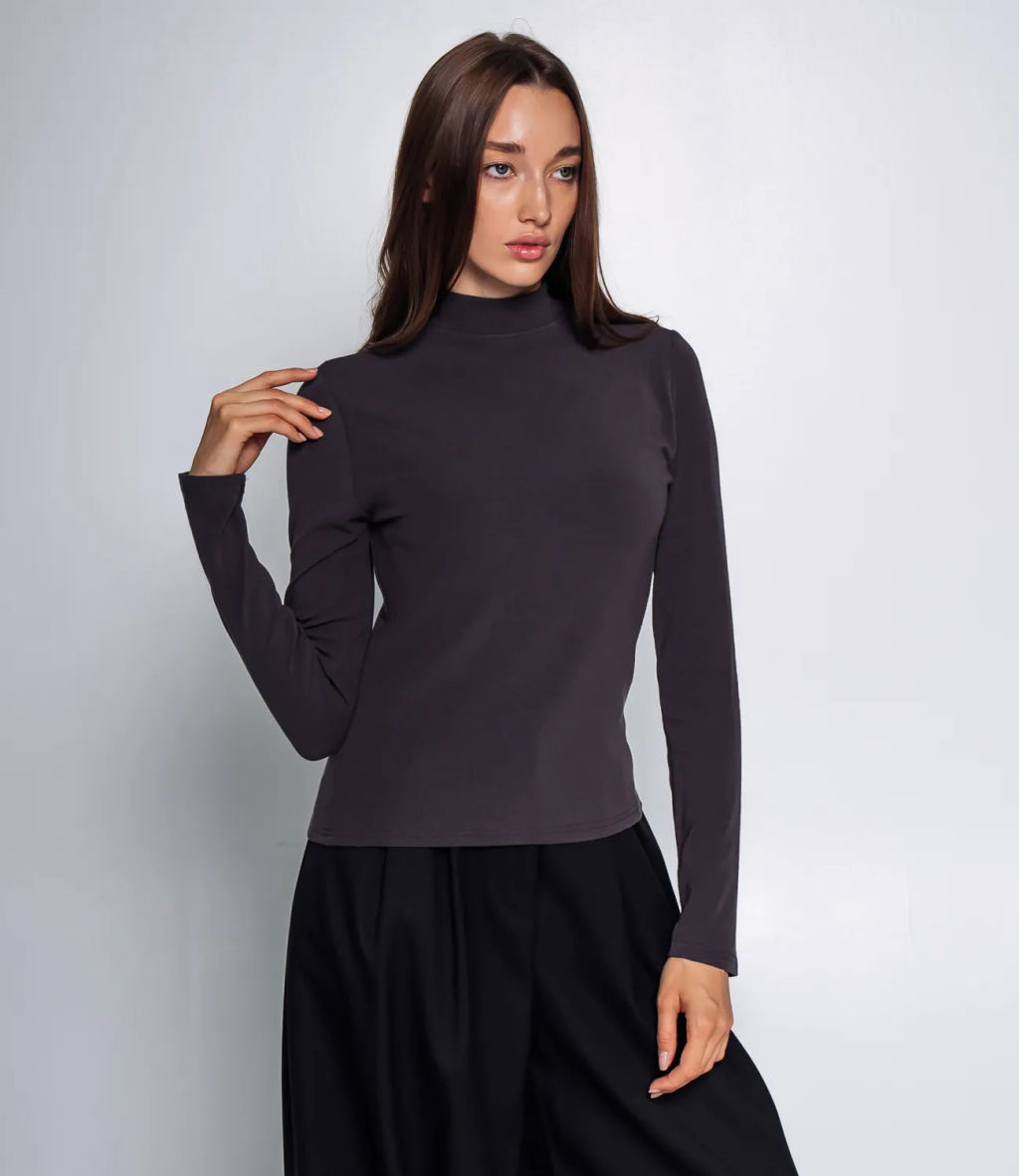 Водолазка #КТ801 (10), графит - Dommod фото 2