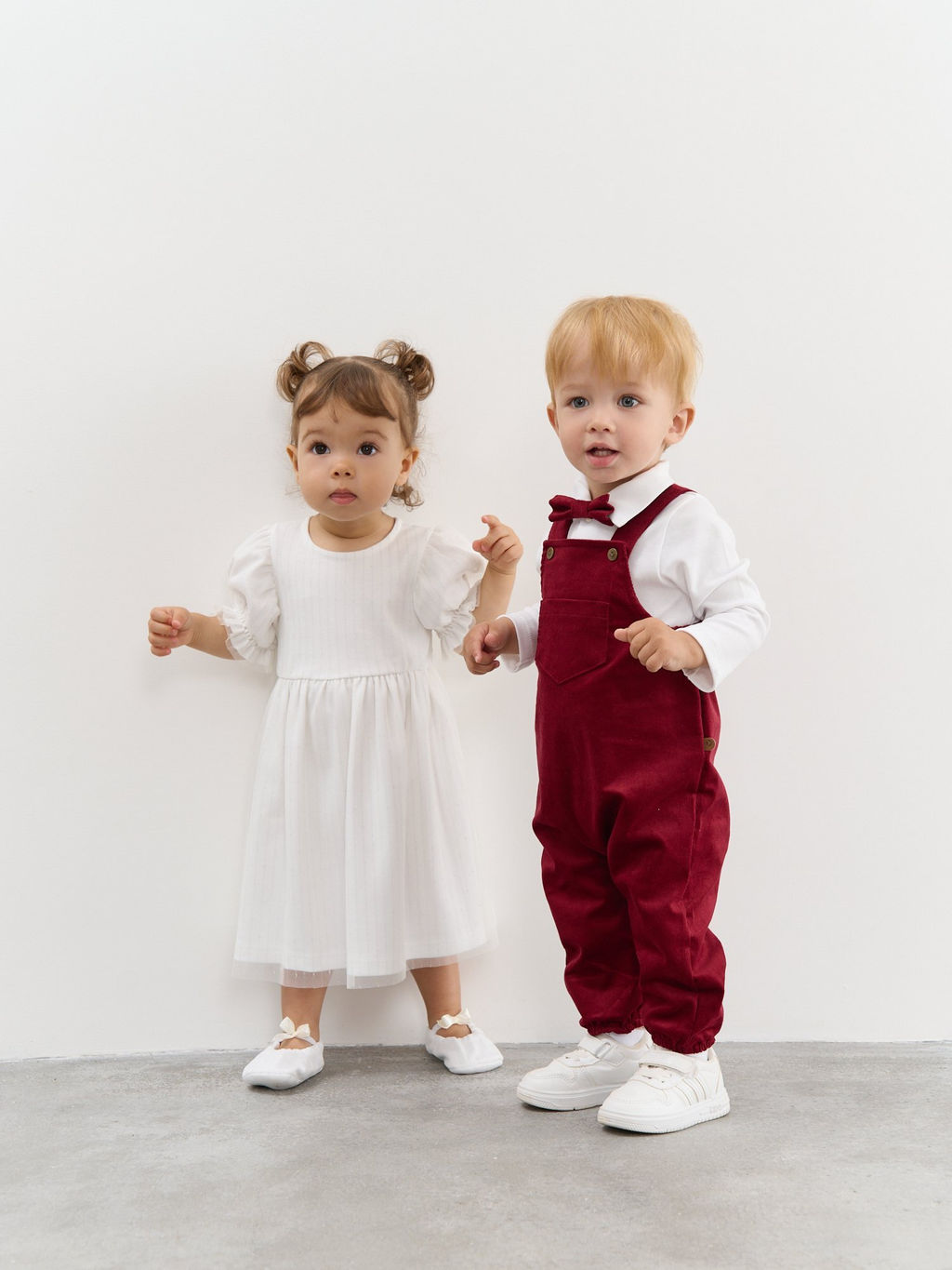 Полукомбинезон вельветовый Бордо 0+ - Bungly фото 5