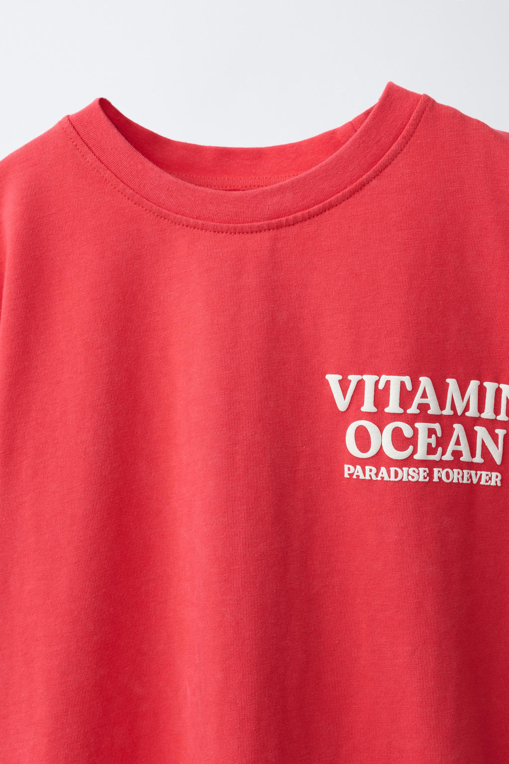 CAMISETA ESTAMPADA / Rojo