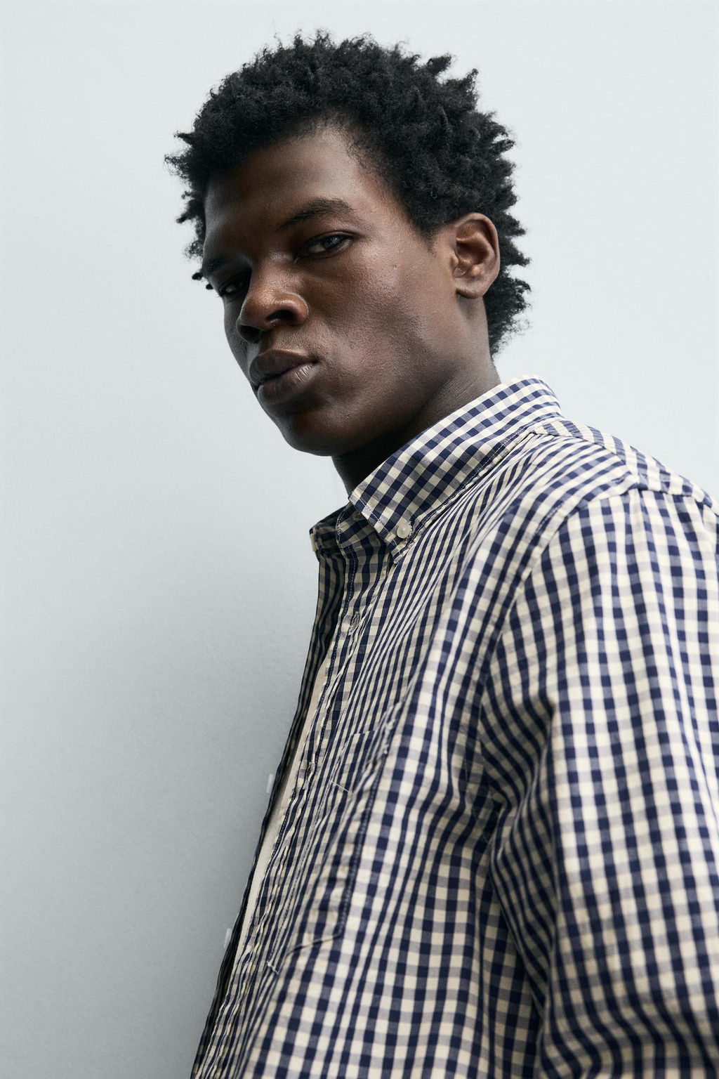 CHECK SHIRT WITH POCKET - Zara фото 5