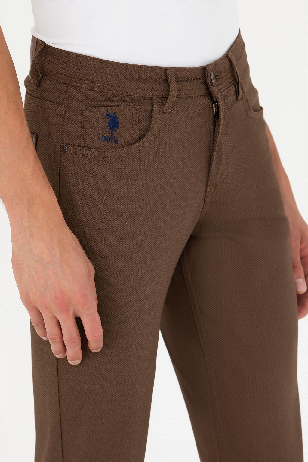 Erkek Coconut Kanvas / Chino Pantolon - U.s. polo assn фото 6
