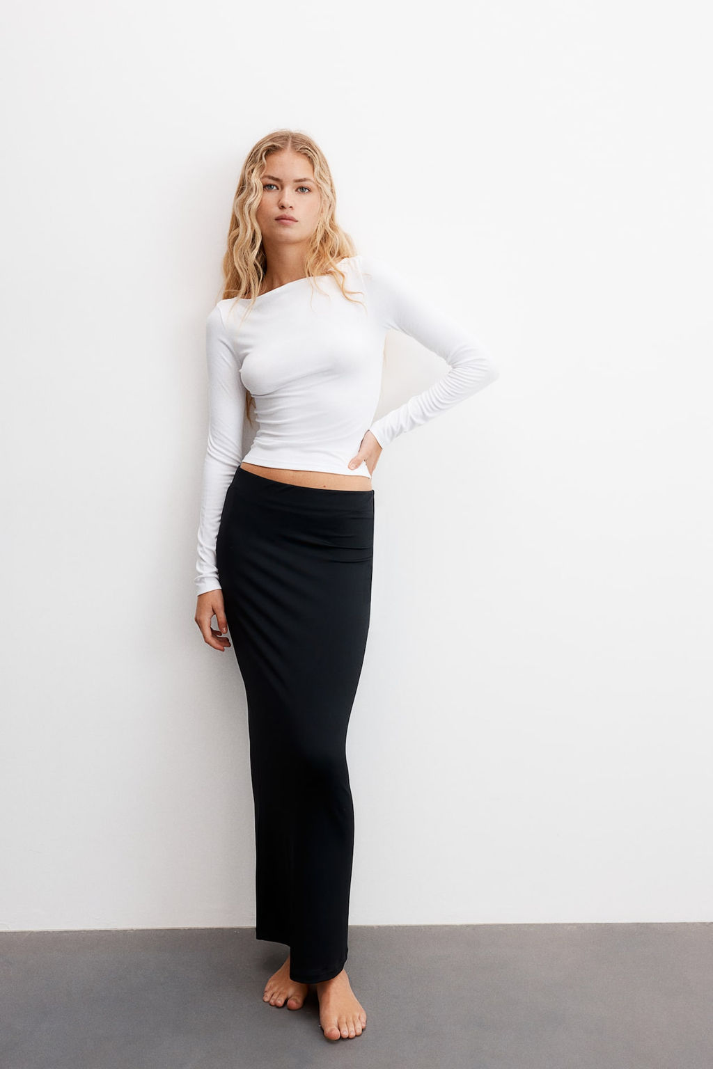 2-pack ribbed boat-neck tops - H&m фото 2