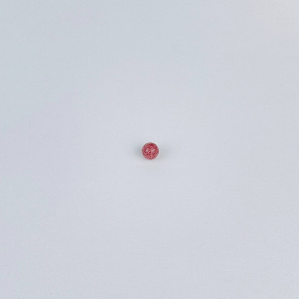 Бусины для украшений из Клубничного кварца (5 шт)