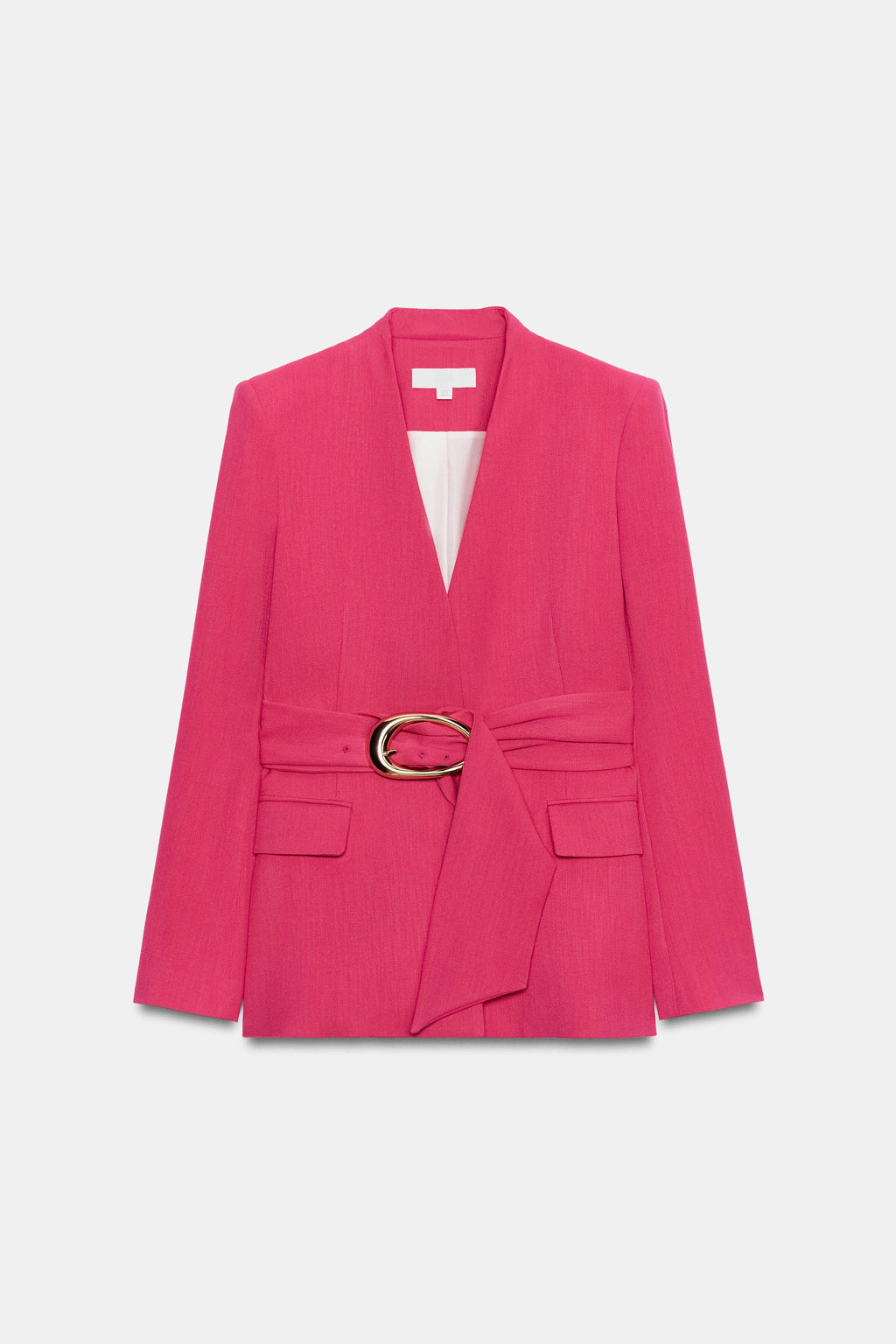 BLAZER HOMBRERAS CINTUR?N / Fucsia - Zara фото 4
