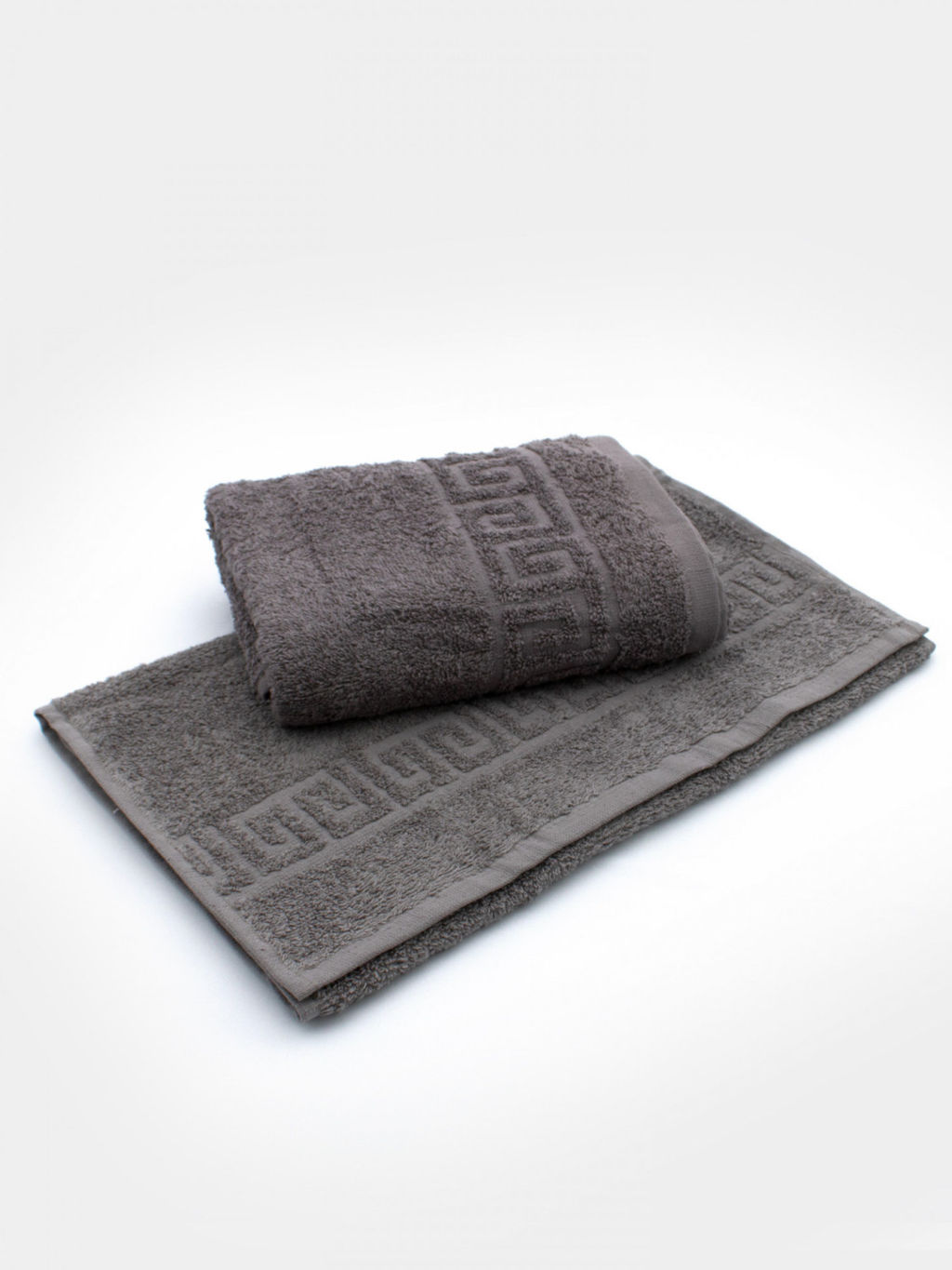Полотенце махровое цв. Серый 50х90 - Хлопковый мир фото 4