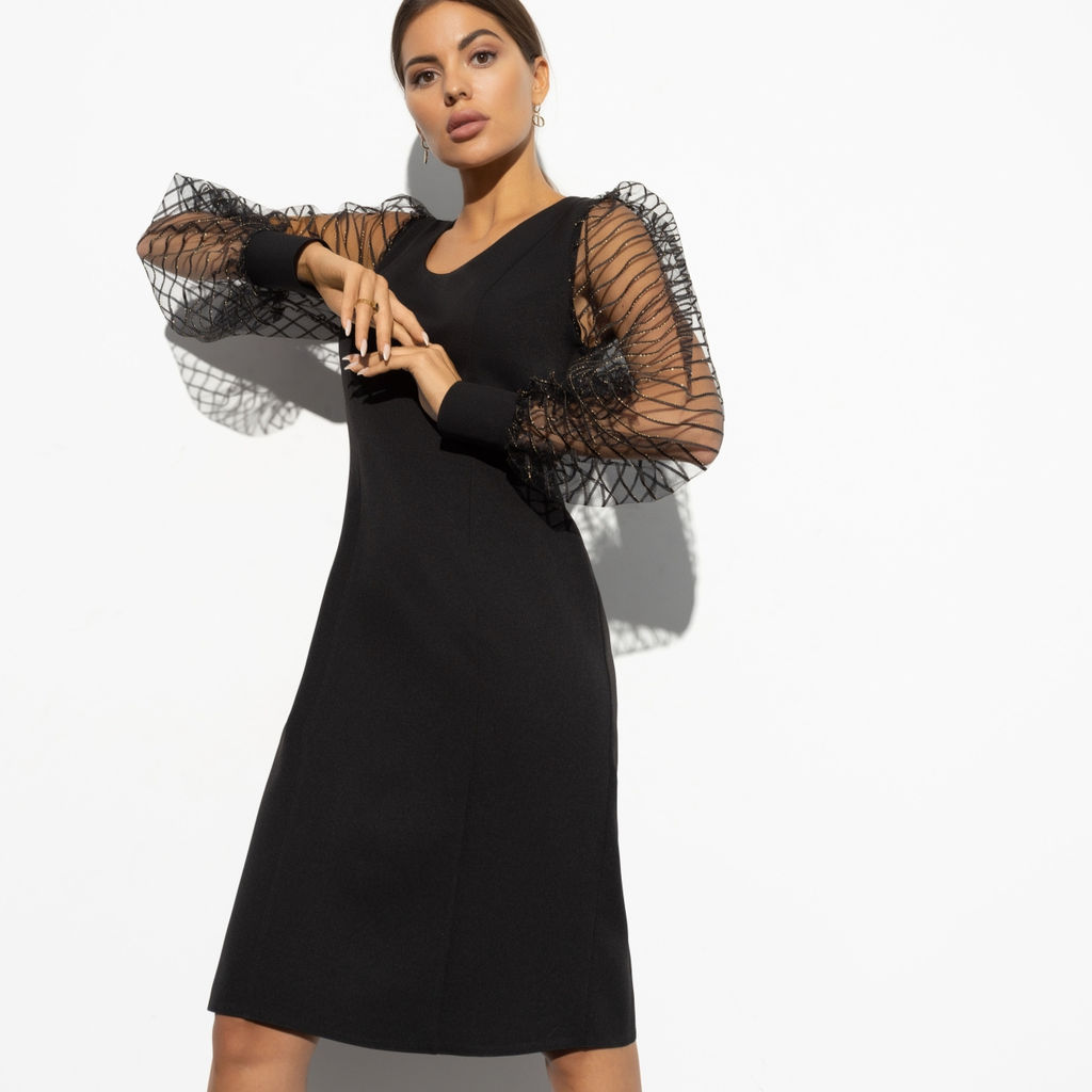 Платье, Таинственная незнакомка (black) - Charutti фото 2