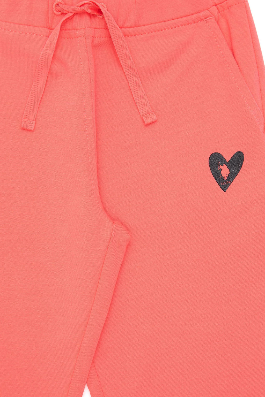Спортивные штаны с цветком граната для девочек - U.s. polo assn фото 4