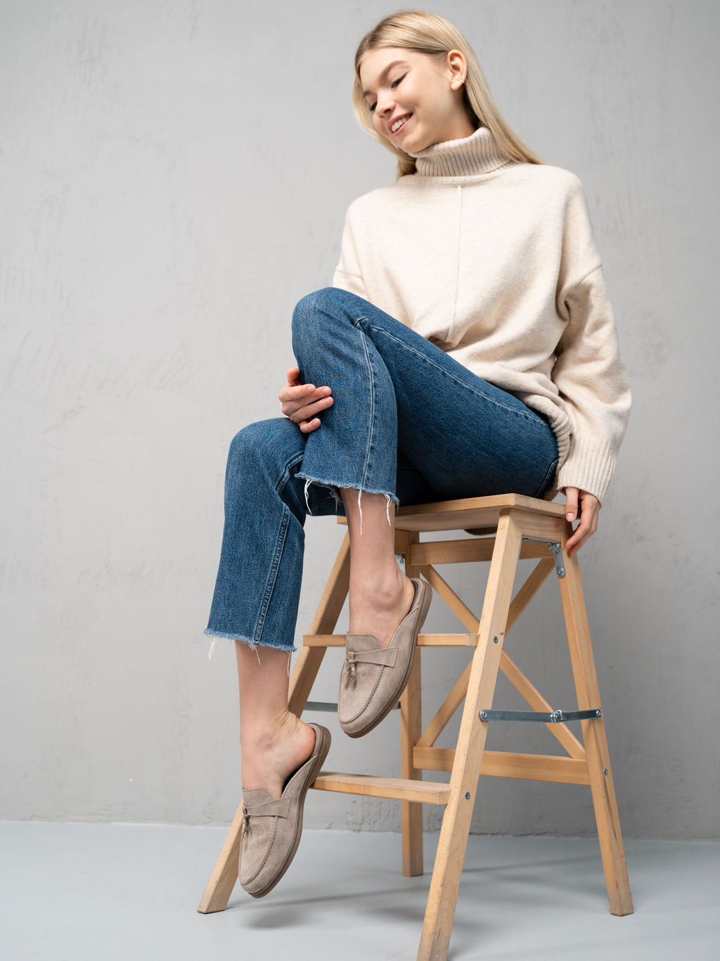 Мюли 1070.2614be.Бежевый ибица - Edart фото 147