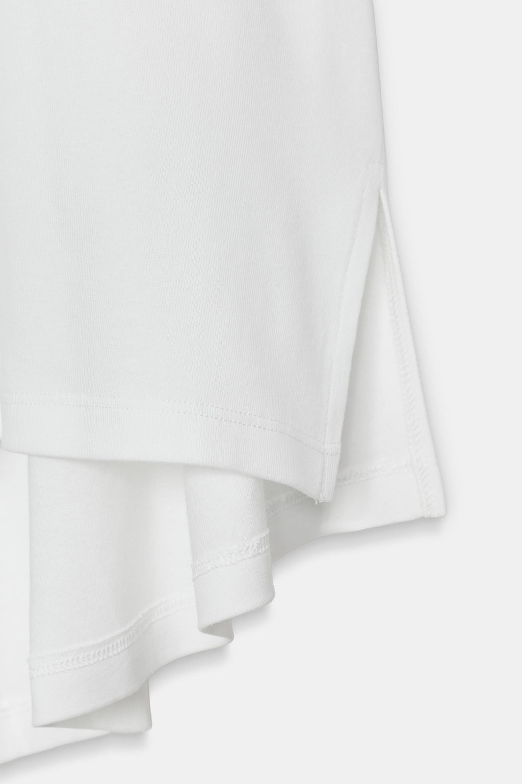 CAMISETA INTERLOCK BOLSILLO / Blanco - Zara фото 7