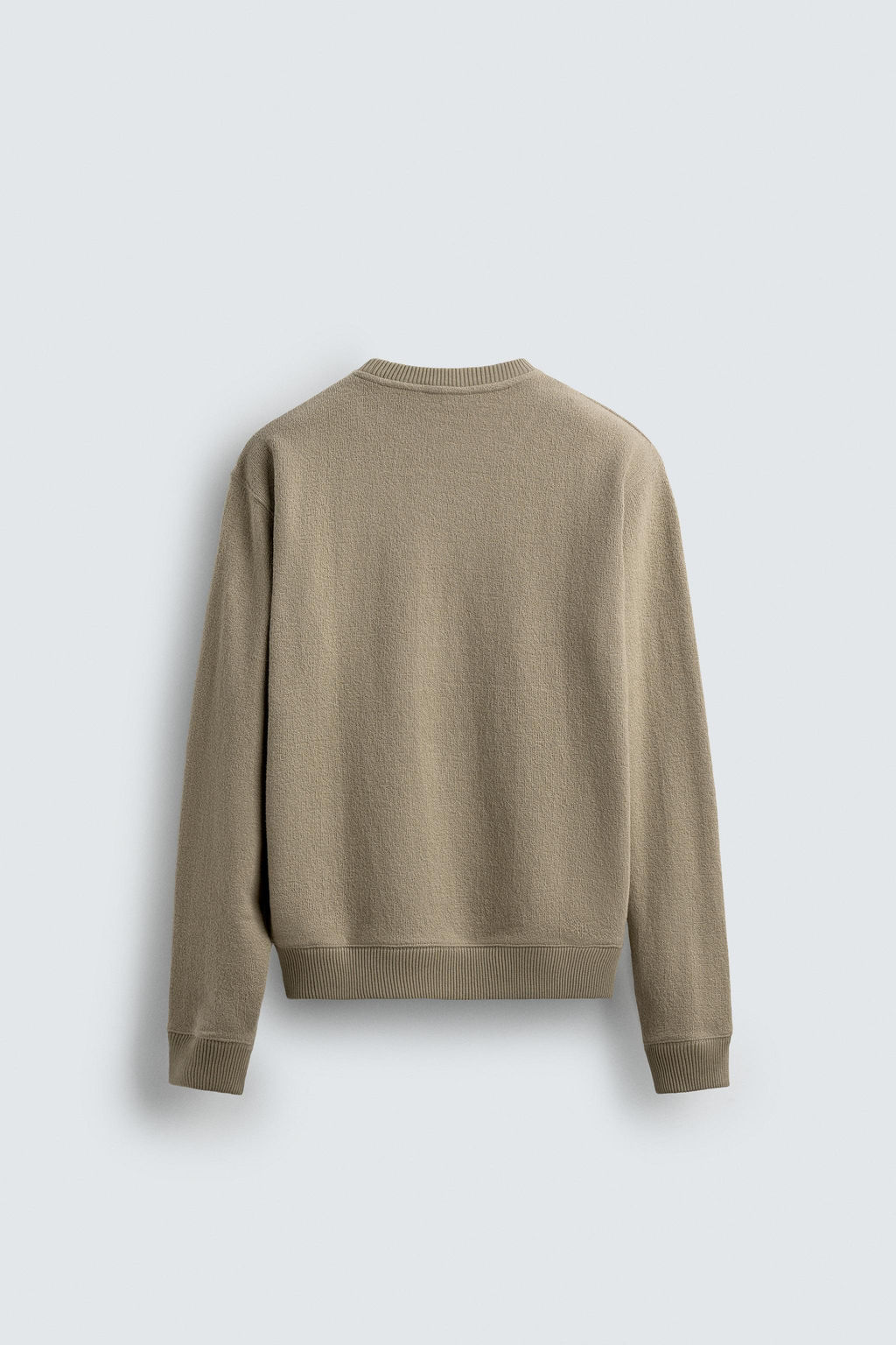 TEXTURED CREWNECK SWEATSHIRT - Zara фото 8