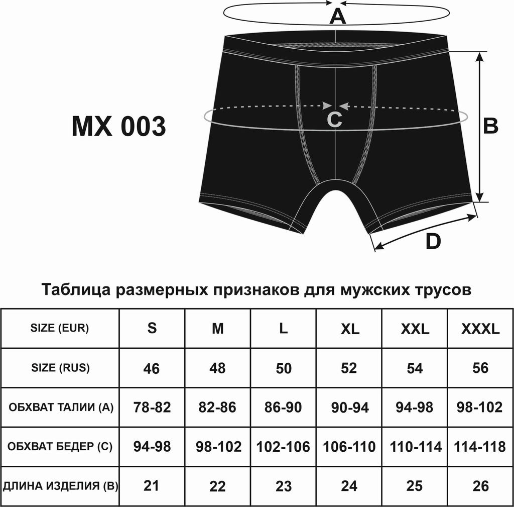 Lui et Elle / Трусы мужские, вшитая резинка, короткая ножка FOR MEN  фото 8