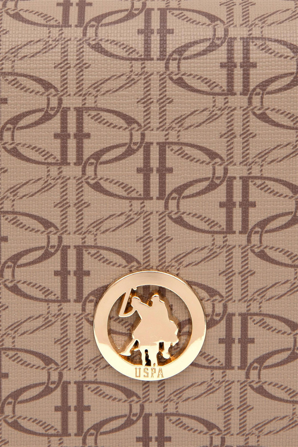 U. S. Polo Assn / Женская темно-бежевая сумка через плечо - U.s. polo assn фото 6