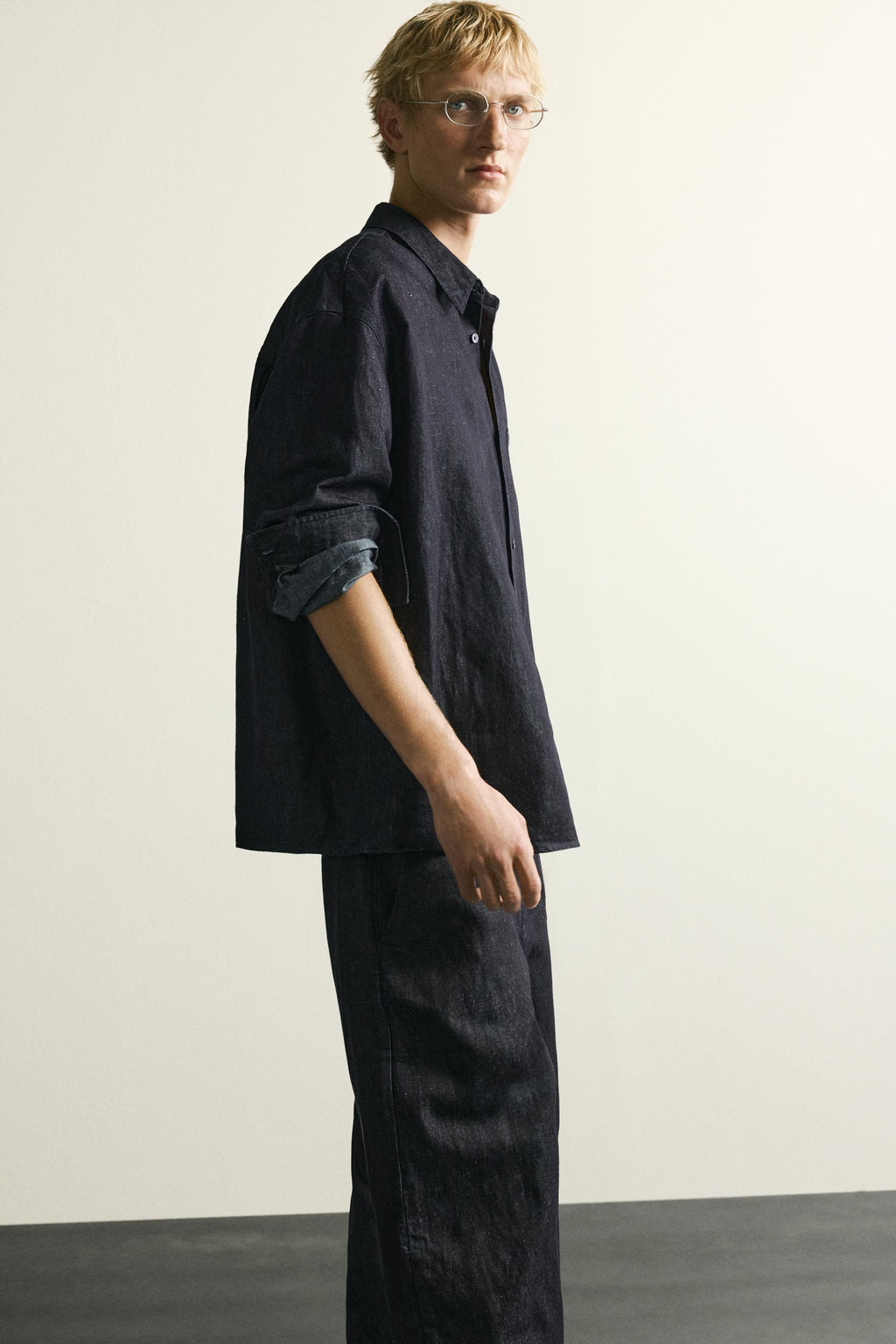 CAMISA DENIM LIGERO RELAXED FIT / ?ndigo - Zara фото 7