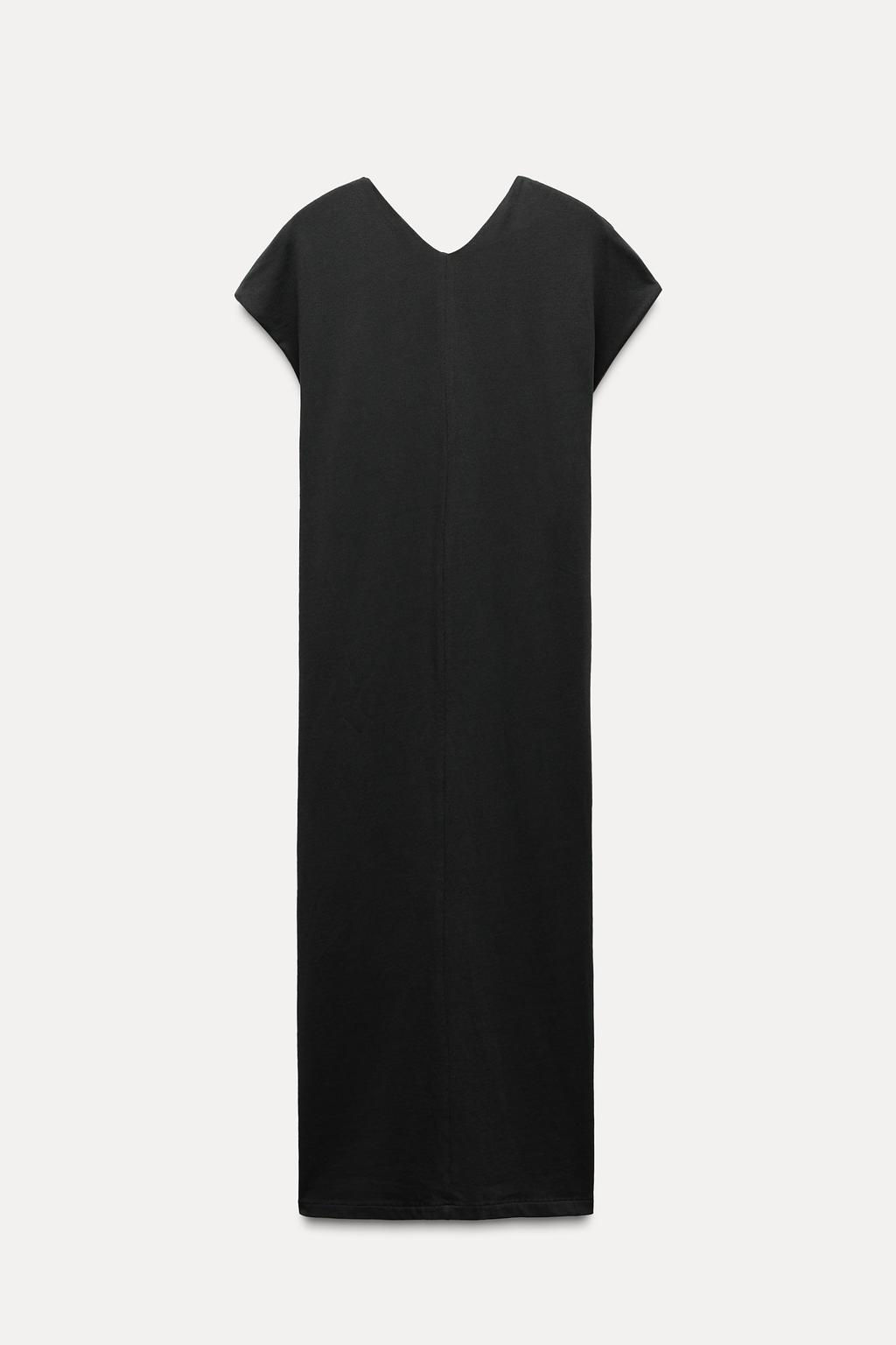 WASHED MIDI DRESS - Zara фото 6