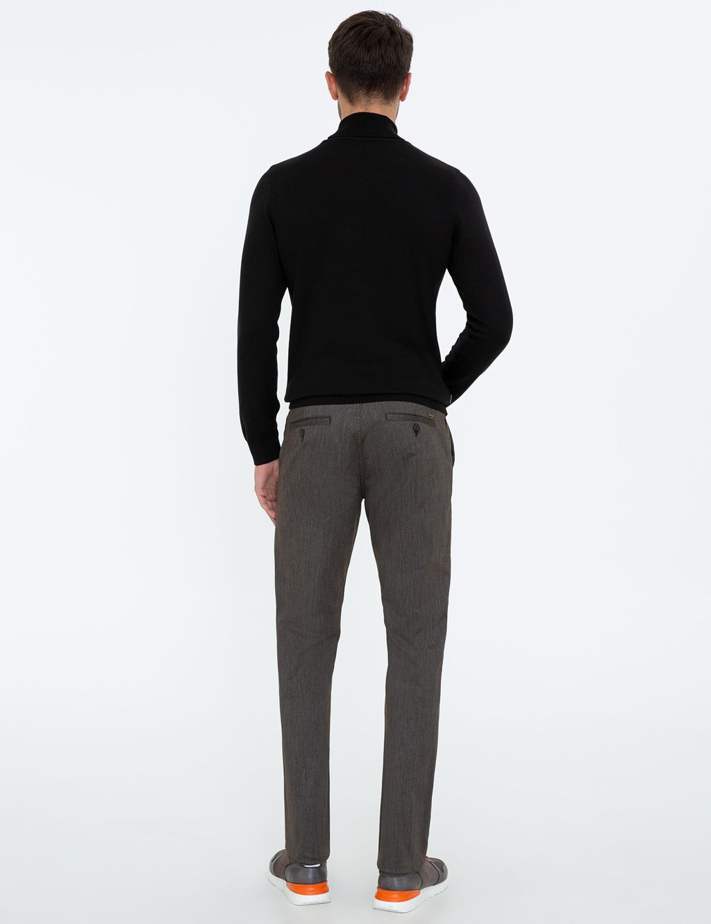 Kahverengi Regular Fit Kanvas Pantolon - Pierre cardin фото 4