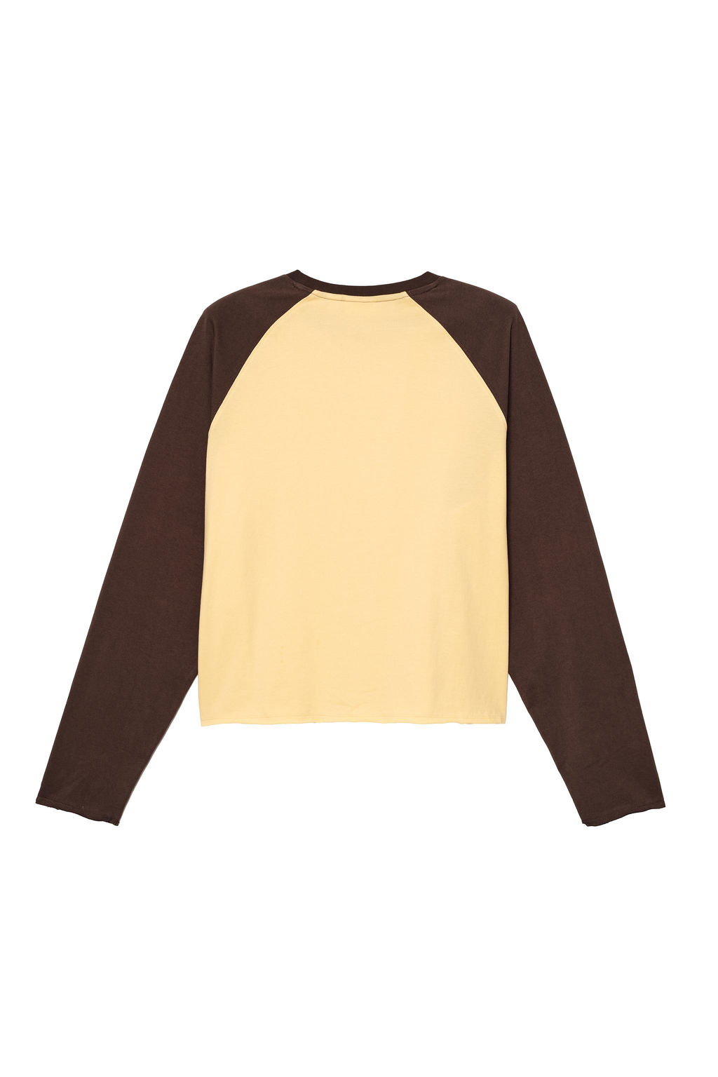 CAMISETA CROPPED FIT COLOR BLOCK / Khaki