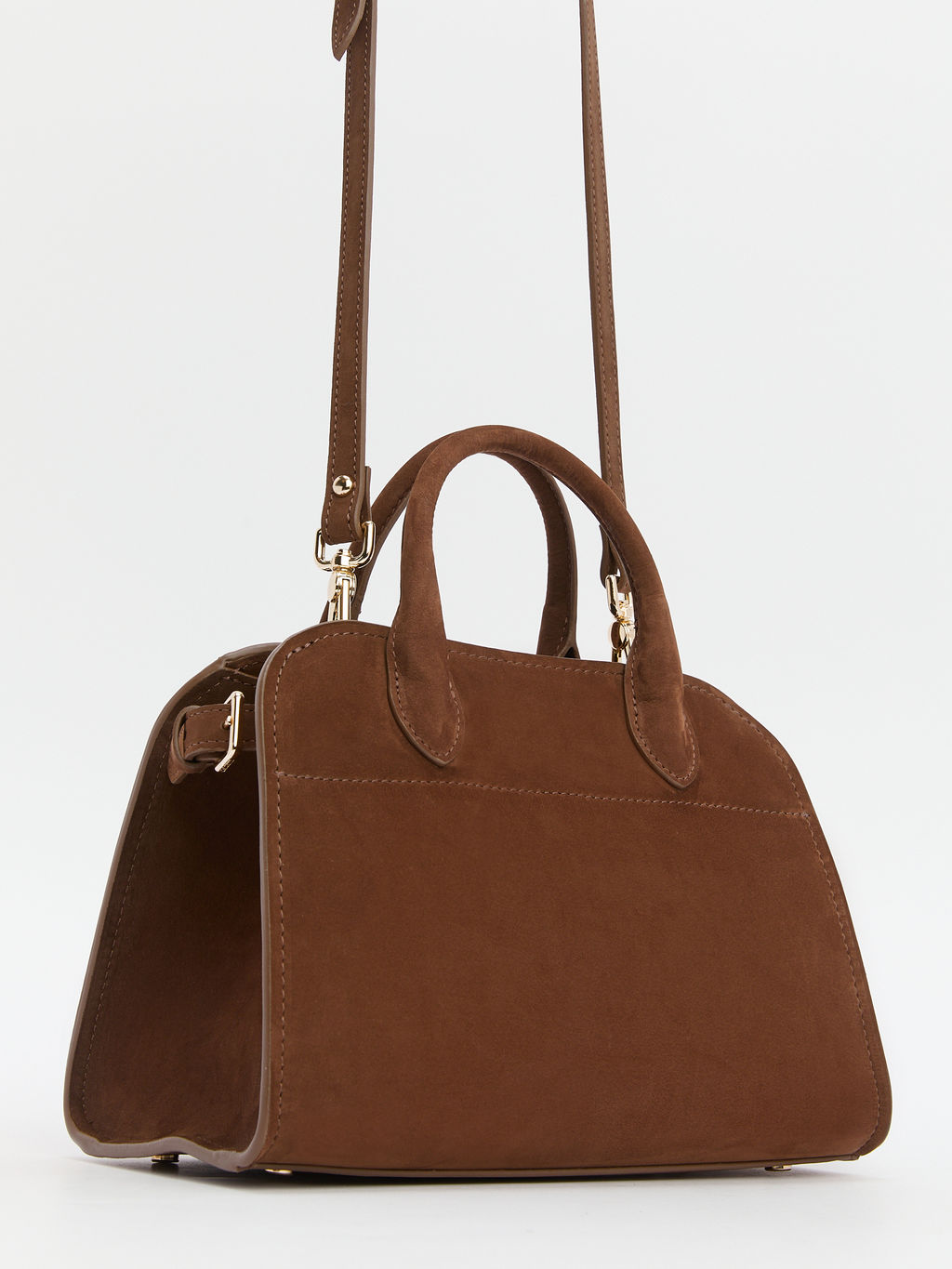 Женская сумка с ручками CALZETTI ASHLEY MINI Артикул 4250264, коричневый  фото 3