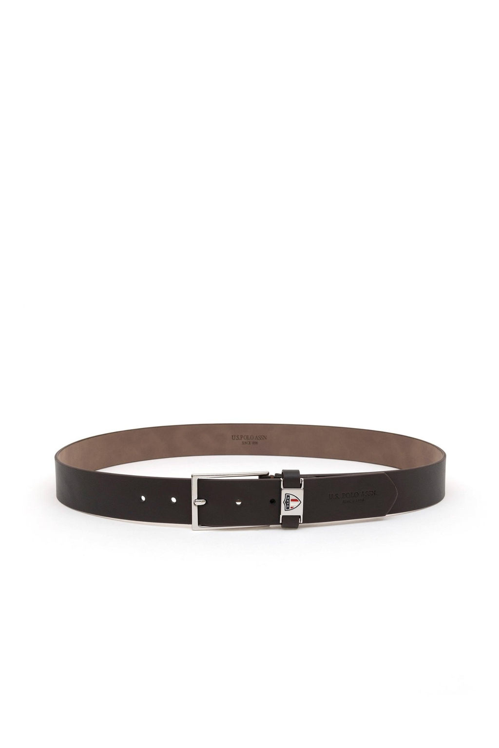 Мужской коричневый пояс - U.s. polo assn фото 2