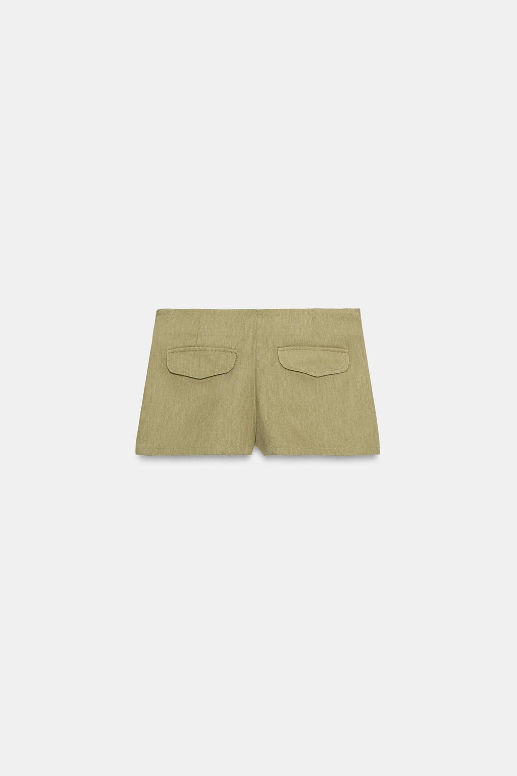 SHORTS MINI BOTONES / Khaki - Zara фото 5