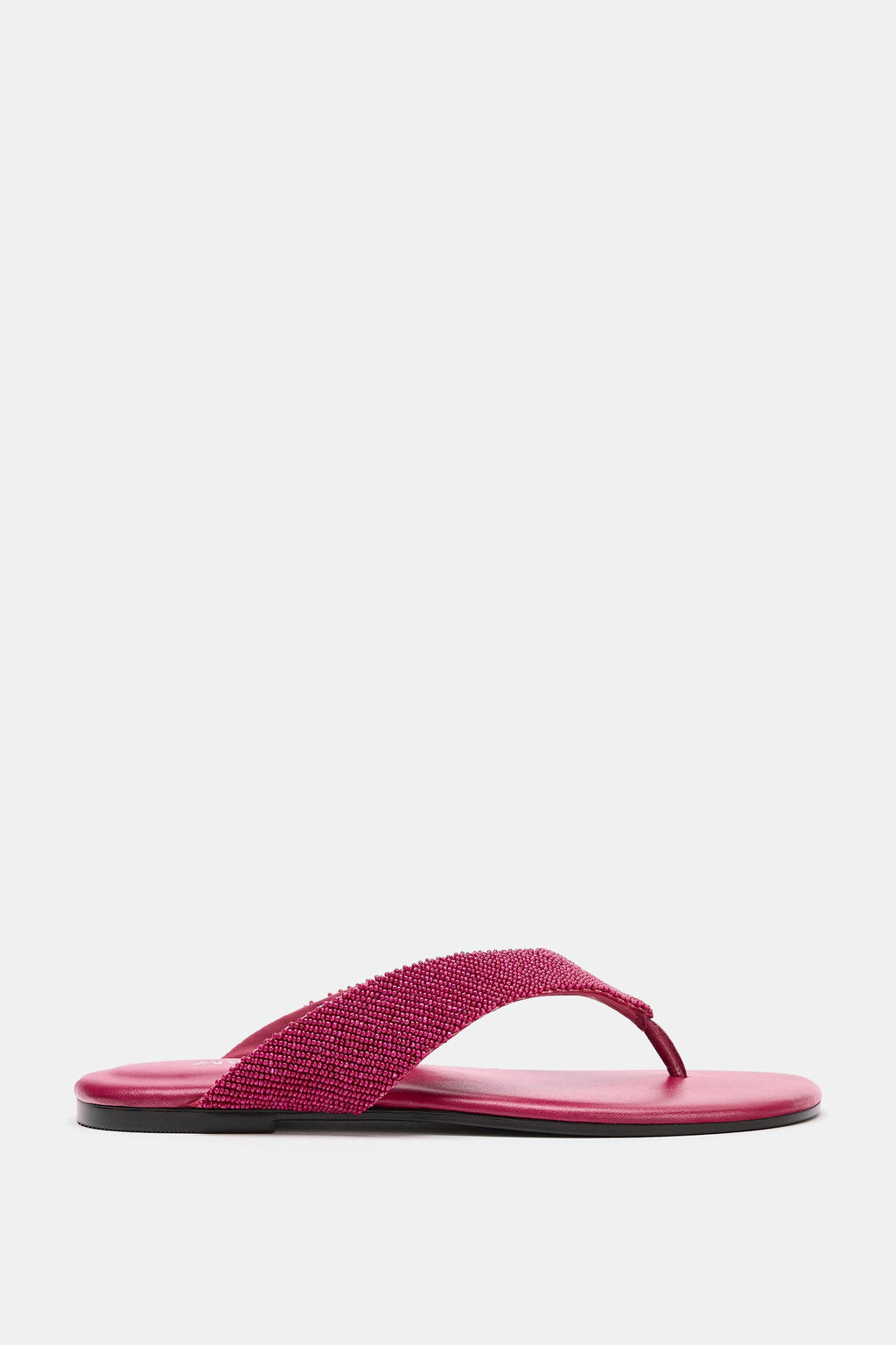 SANDALIA PLANA BEADS / Rosa - Zara фото 4