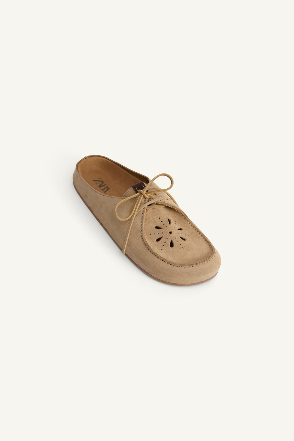 LIMITED EDITION LEATHER CLOGS - Zara фото 4