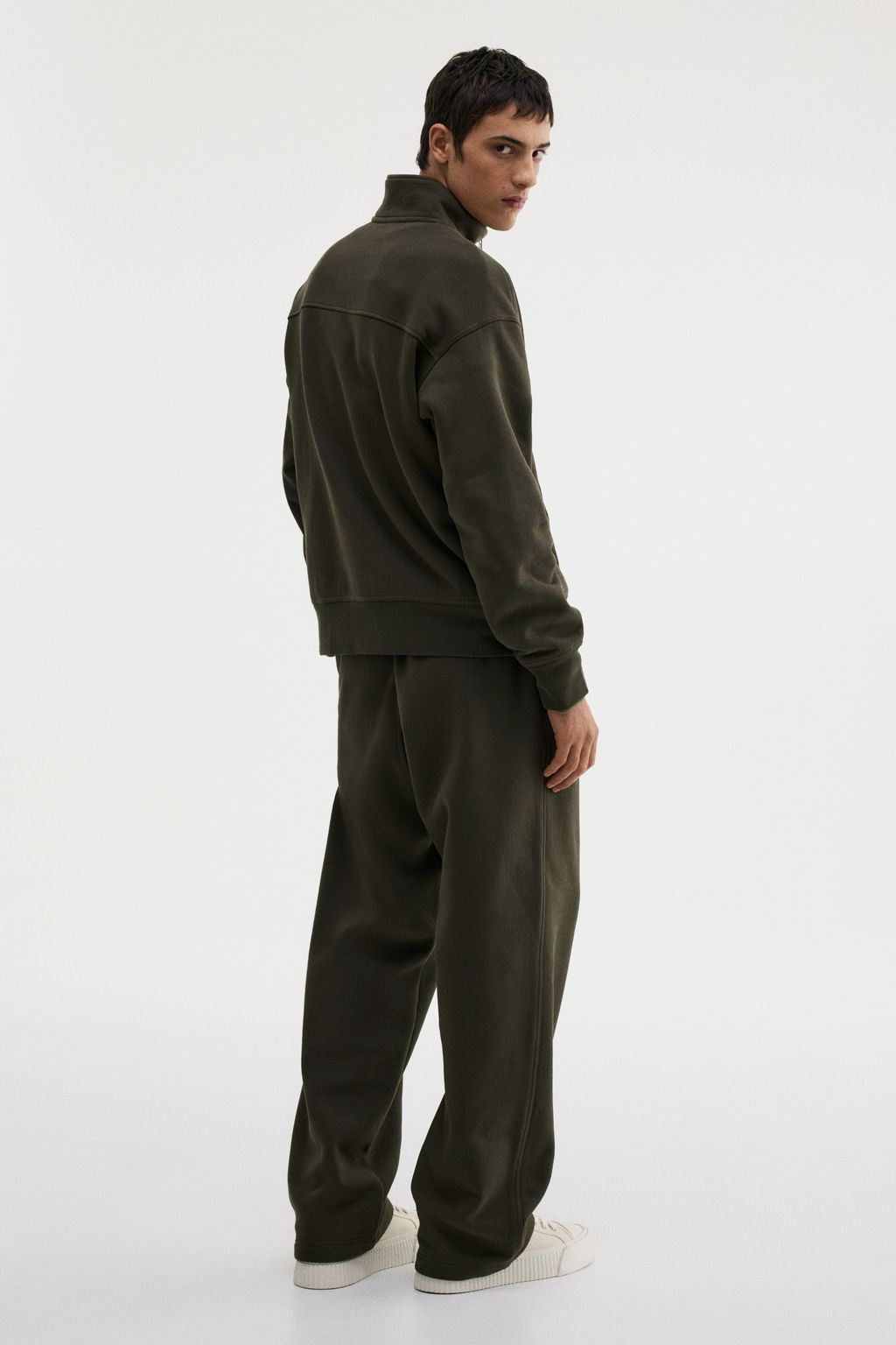 Sudadera con media cremallera Loose Fit - H&m фото 6