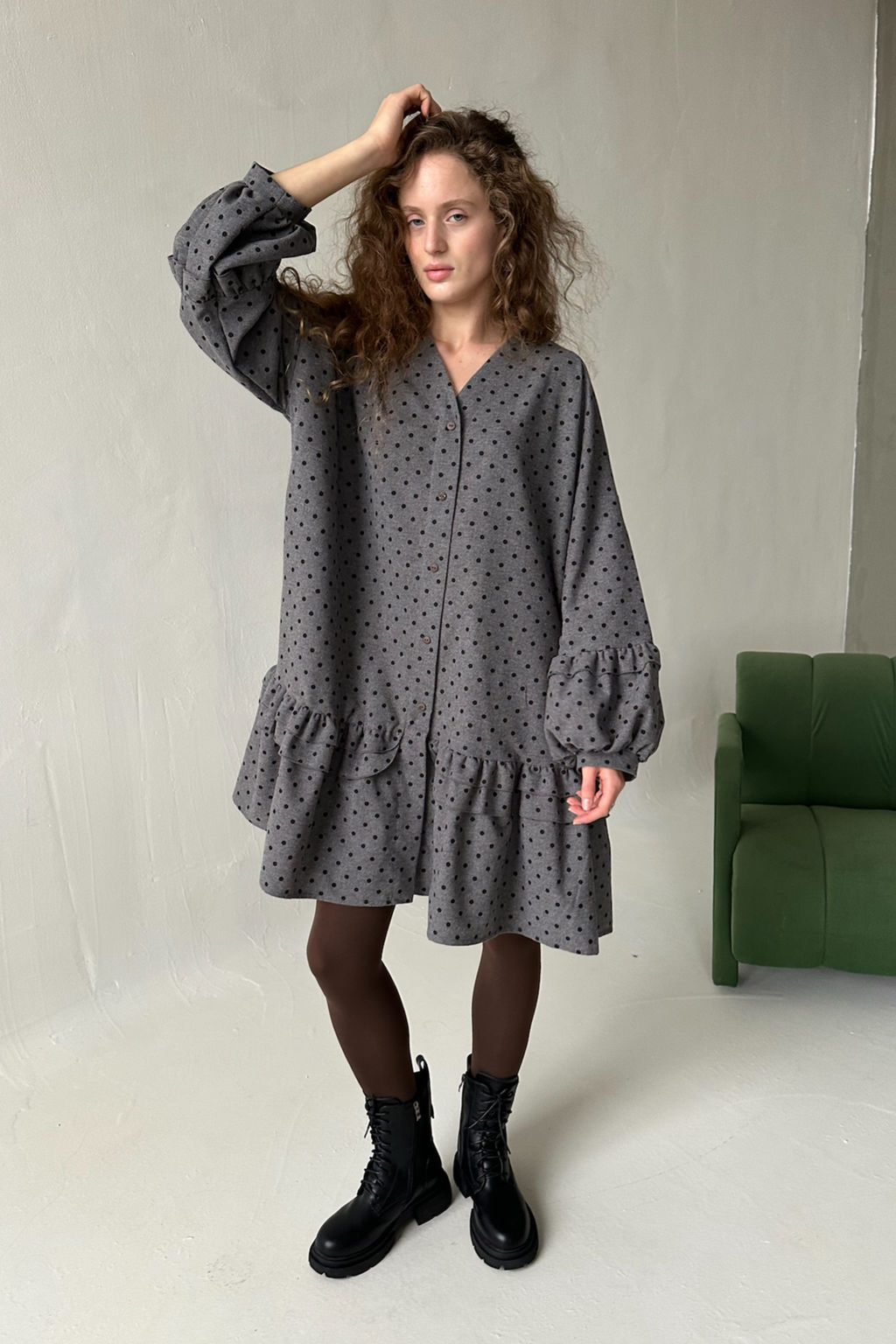 Платье женское COSY076/03/Серый, черный