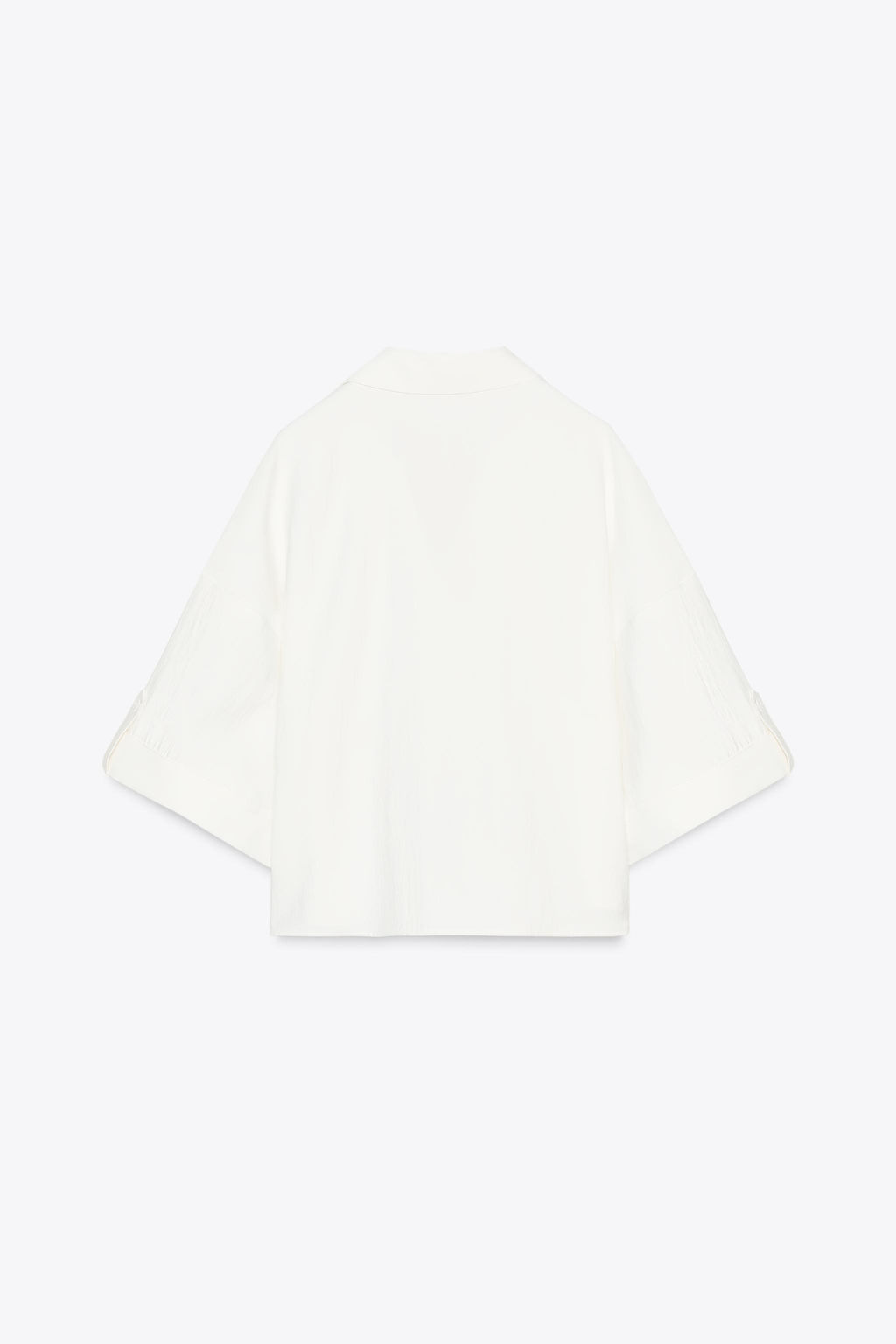 WIDE SHORT SLEEVE SHIRT - Zara фото 18